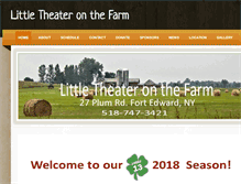 Tablet Screenshot of littletheater27.org